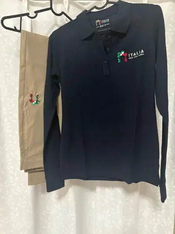 만국박람회 EXPO 2025 이탈리아관 폴로 & 팬츠 S 사이즈