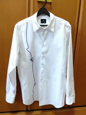 폴스미스 화이트 긴팔 셔츠 S 사이즈