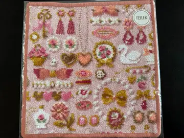 페이러 러브러리 드레스업 걸 오렌지 헤임 타월 손수건