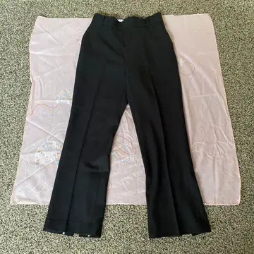 [ 미사용품 ] a.v.v Charme ] 백 벤츠 스트레이트 팬츠