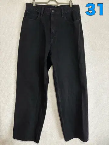 [유니클로] 와이드 스트레이트 청바지 31 사이즈