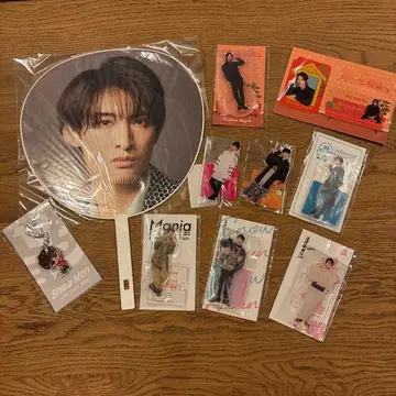 스노우맨 무카이 코지 아크릴 스탠드 부채 snowman