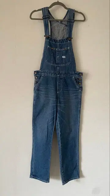 리 데님 오버롤