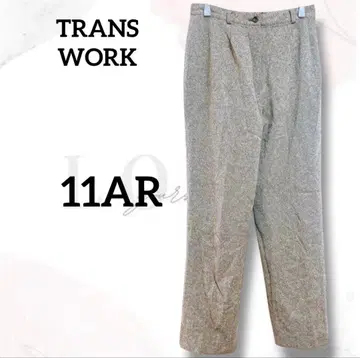 트랜스워크 테이퍼드 팬츠 11AR 새상품급 믹스 니트 돌려입기 퓨어