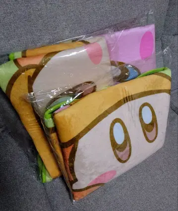 별의 커비 푸푸푸 피크닉 다이컷 러그 커비 와돌디 세트