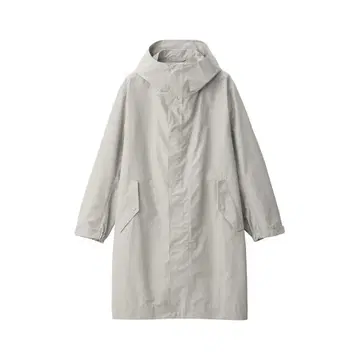 무인양품 신사 발수 후드 코트 라이트 베이지 AD0WTA5S XL