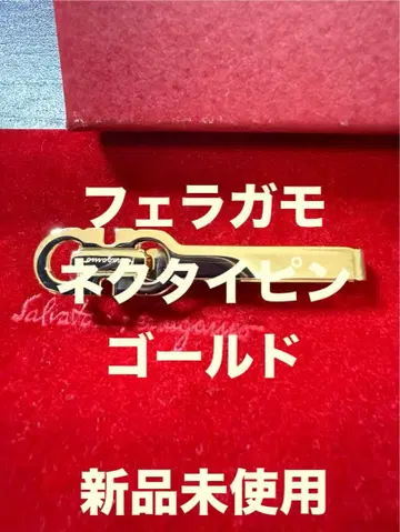 페라가모 넥타이핀 골드