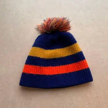 컬러풀 니트 모자 폼폼 포함