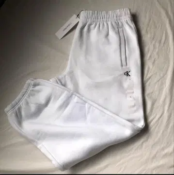 캘빈클라인 스웨트 팬츠 Calvin Klein 속기모 화이트
