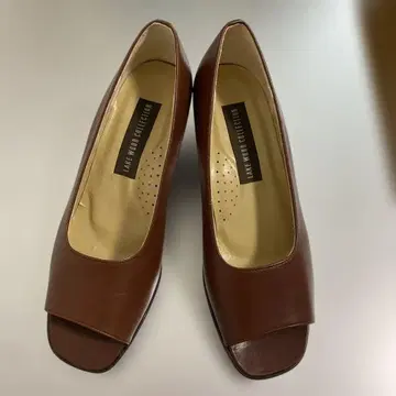 Lakewood Collection 브라운 오픈토 펌프스