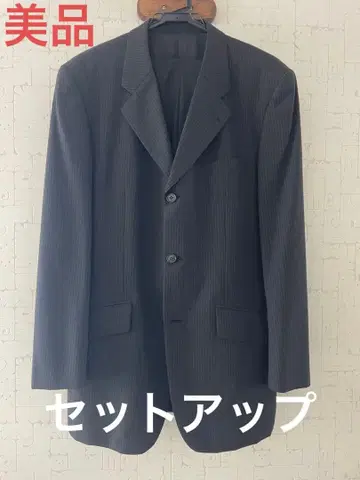 다크 네이비 스트라이프 수트