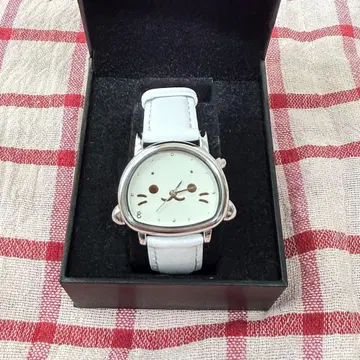 시로탄 손목시계 화이트 미사용