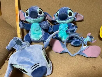 [ 묶음 판매 ] 스티치 팬캡 머리띠 봉제 인형