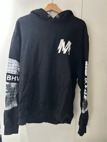 MISBHV 블랙 후드티 후드 부착
