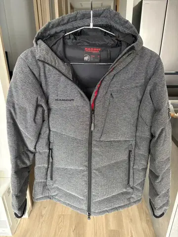 MAMMUT 750 필파워 다운 자켓 아틀라스 후디 헤링본
