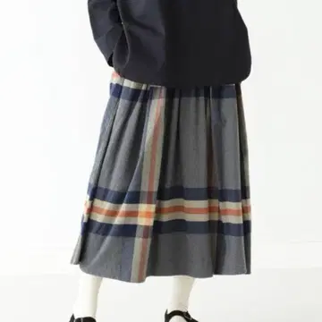 BEAMS BOY 빔즈 보이 빅 타탄 스커트