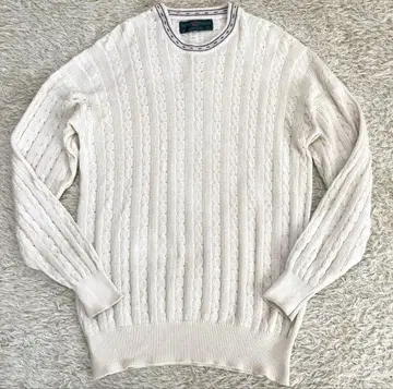 ALAN PAINE 케이블 짜임 니트 스웨터 40
