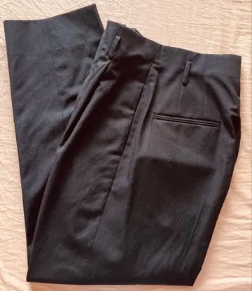 ATON 울 혼방 팬츠 다크 네이비 02