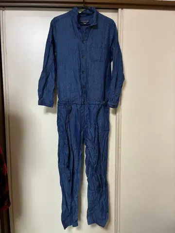 PAOPAO 멜빵 오버롤 헤링본