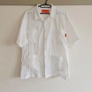 UNIVERSAL OVERALL 반팔 워크 셔츠 L 화이트