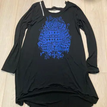 알곤킨 algonquins 롱 기장 T셔츠 블랙