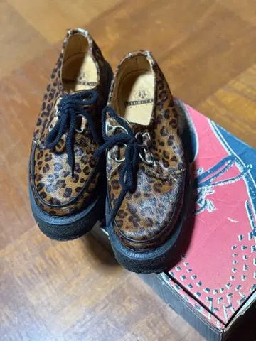 GEORGE COX 레오파드 송치 러버 솔 조지 콕 SIZE 5