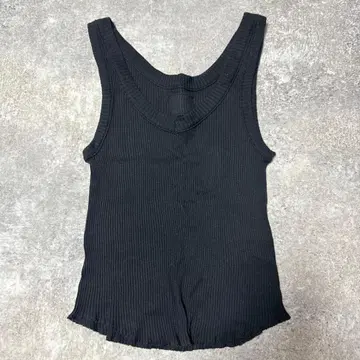 AUBRIA STYLE 블랙 탱크탑