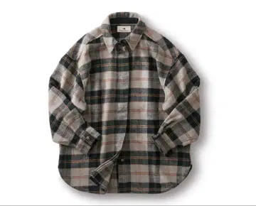 펠리시모 써니클라우드 털 모양이 예쁜 체크 셔츠