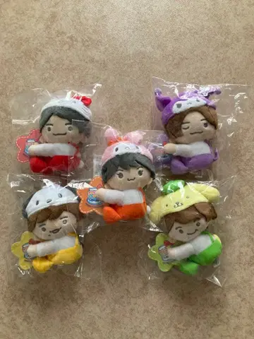 나니와단시 로손 콜라보 산리오 치비누이 5개 세트