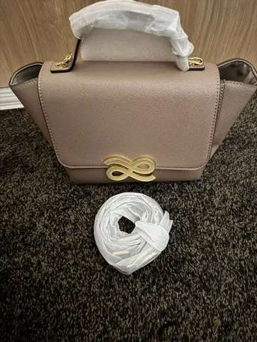 하우스 오브 리틀 버니 베이지 숄더백