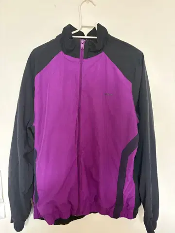 Reebok 나일론 자켓 보라색/블랙