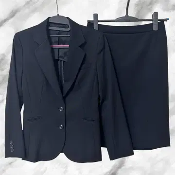 수트 자켓 스커트 세트 블랙 취업활동 취업 정장