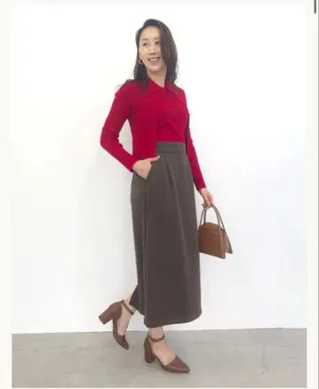 CINEMATIQ [ 베이직라인 ] 속기모 I라인 스커트 시네마틱