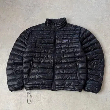 Patagonia 파타고니아 라이트 다운 자켓 로고 블랙