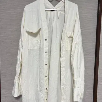 어반 리서치 아이보리 셔츠 원피스