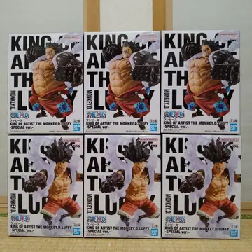 원피스 피규어 킹 오브 아티스트 루피 기어4 6개 세트