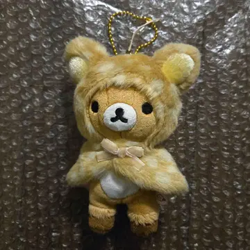 리락쿠마 해피 내추럴 타임 매달리는 봉제 인형 마스코트