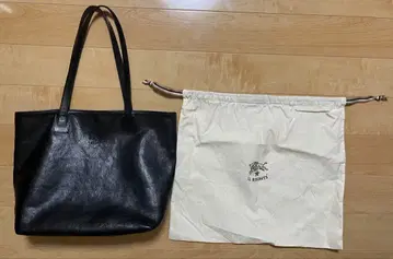 IL BISONTE 일비종떼 로고 가죽 토트백 A4 가능 새상품급