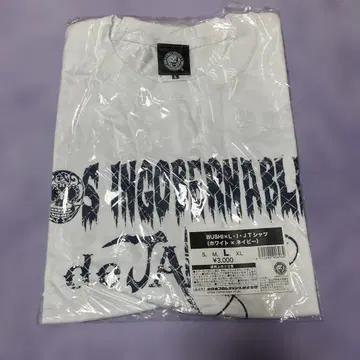 BUSHI L I J 티셔츠 화이트 L 사이즈