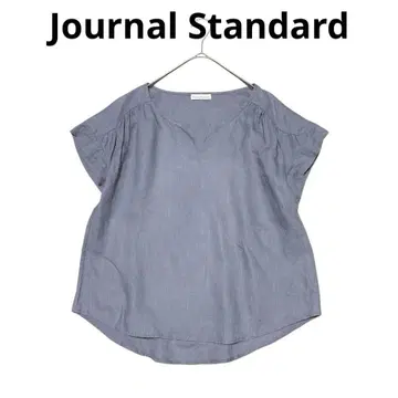 Journal Standard 티셔츠 린넨 100% 프렌치 슬리브