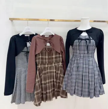 evelyn 플리츠 세트 OP