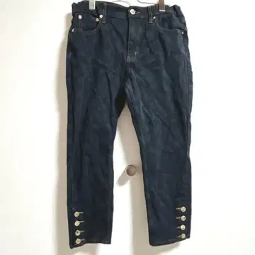 ANNE COQUINE 앙코키누 여성용 데님 블랙 L 사이즈