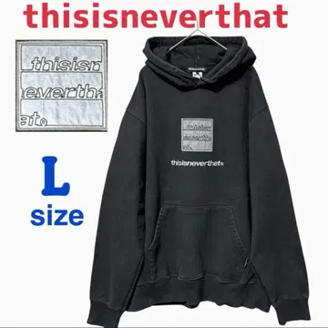 thisisneverthat 디스이즈네버댓 후드티 자수 로고 L