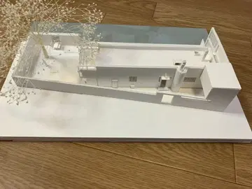 모형 르 코르뷔지에 어머니의 집 작은 집 1/100