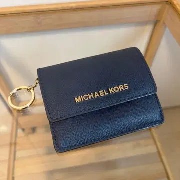 MICHAEL KORS 네이비 카드 케이스