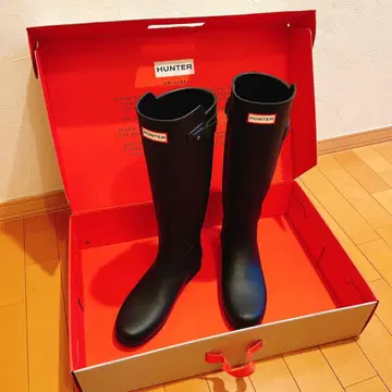 [ 중고/새상품급 ] HUNTER 오리지널 블랙 레인부츠