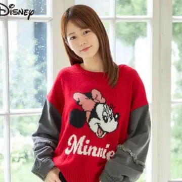 Disney 미니 마우스 니트 스웨터 아베일