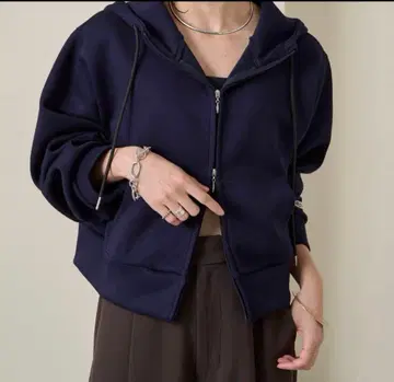 새상품급 오메카시 분또 지퍼 숏 후드티 맨투맨