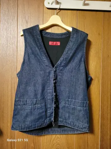 에비수 야마네 데님 베스트