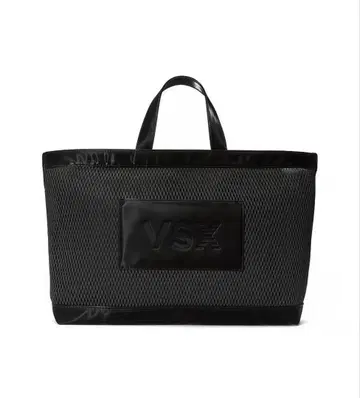 VSX 블랙 메쉬 토트백